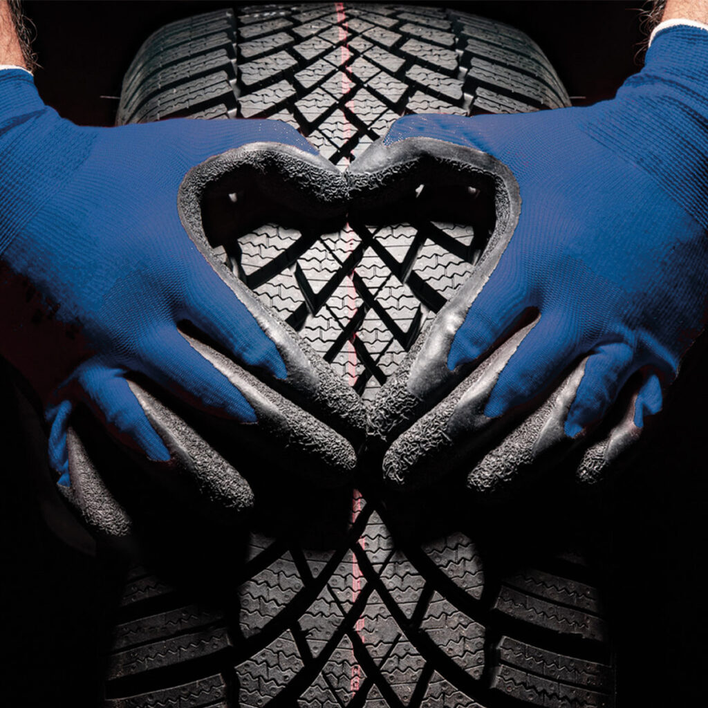 Räderwechsel mit Herz